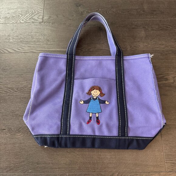 Vintage LL BEAN Boat and Tote Kids Preschool Day Care Bag Children's Tote Bag - Picture 1 of 12